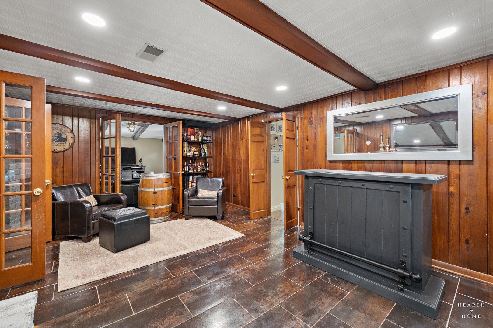 99 Lee Road Northbrook, IL 60062 - Photo 14 of 57 a living room with furniture a flat screen tv and floor to ceiling window