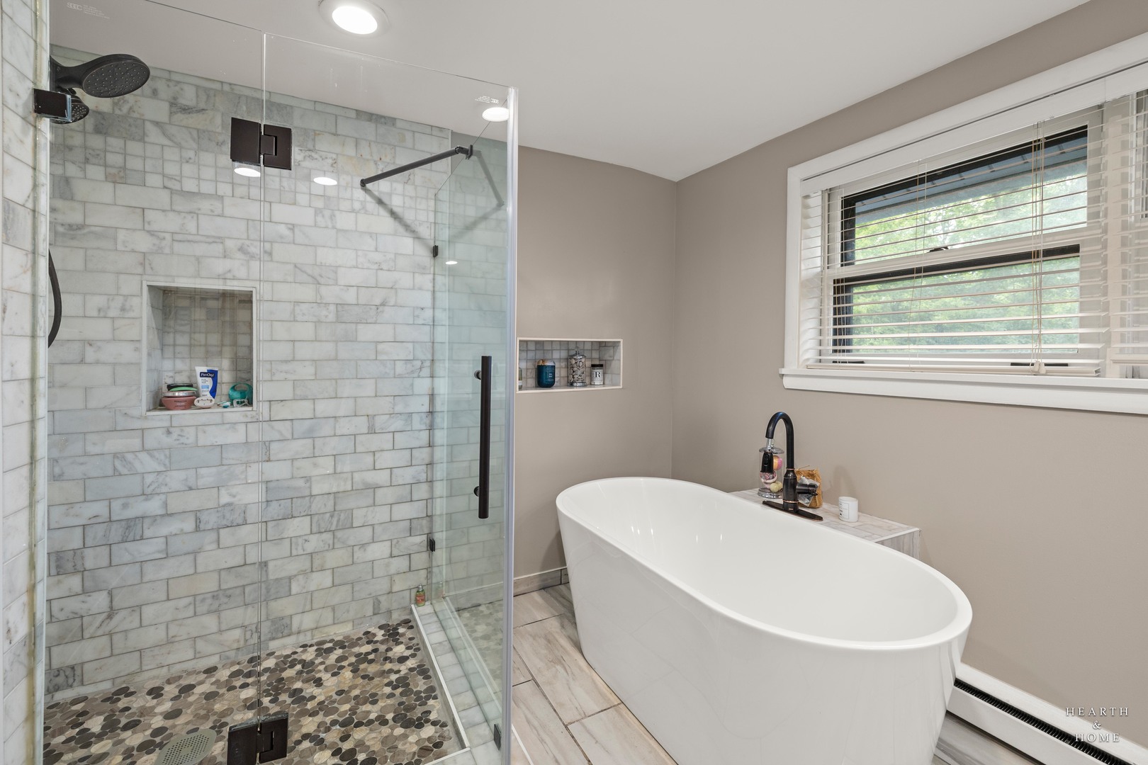 99 Lee Road Northbrook, IL 60062 - Photo 36 of 57 a white bath tub sitting next to a white sink