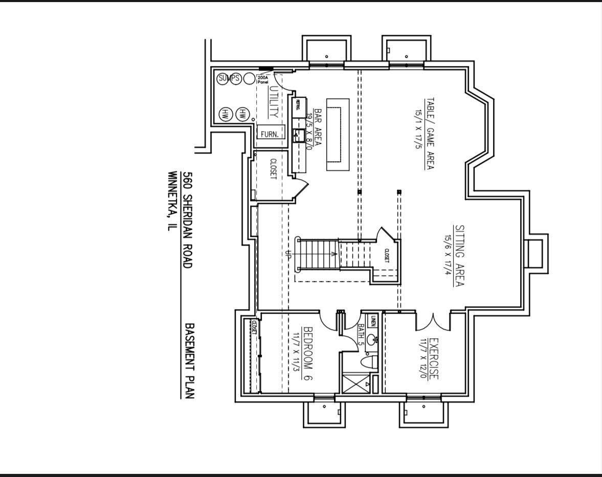560 Sheridan Road Winnetka, IL 60093 - Photo 6 of 9 a picture of floor plan