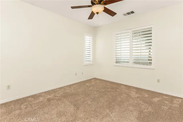 a view of a garden with a slide