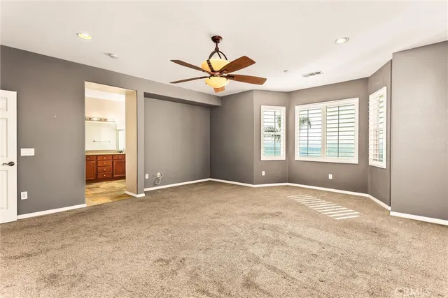 a view of a patio with couches chairs potted plants and palm tree