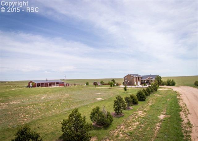 1755 North Yoder Road Yoder, CO 80864 - Photo 12 of 12 View of the property from the access road to the house.