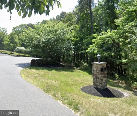 a view of a garden with a fountain