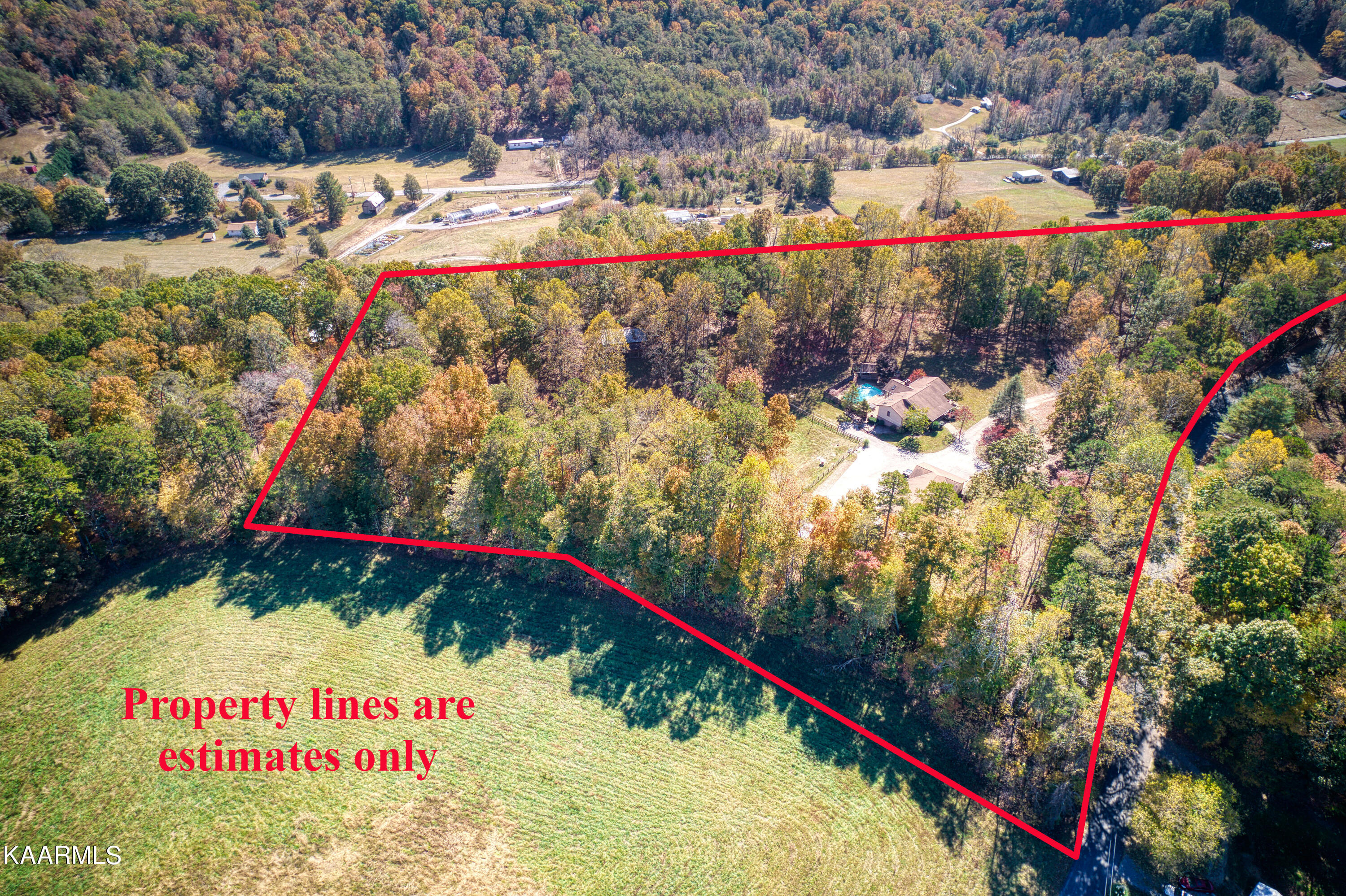 210 Bridges Road Heiskell, TN 37754 - Photo 56 of 59 Bridges Rd_62a w Prop lines w disclaimer