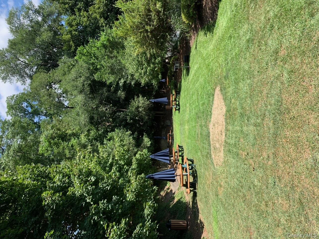 410 Benedict Avenue, Unit 5E Tarrytown, NY 10591 - Photo 7 of 7 a view of a garden with a slide