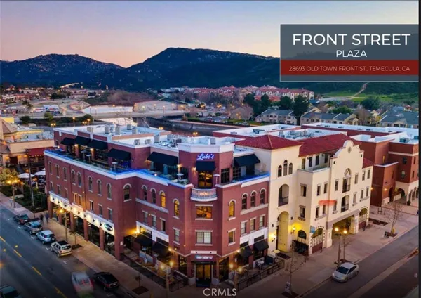 a large building on the side of building