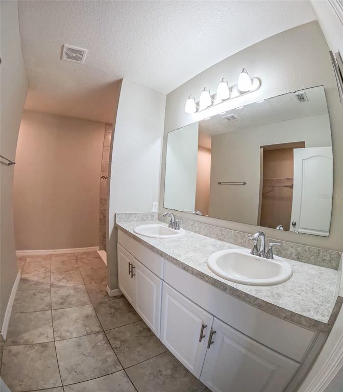 3381 Southwest 129th Loop Ocala, FL 34473 - Photo 20 of 35 a bathroom with a granite countertop sink a mirror and a