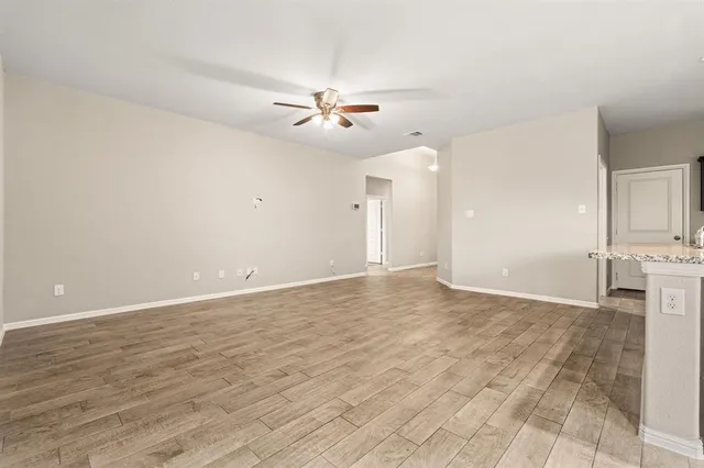 wooden floor in an empty room