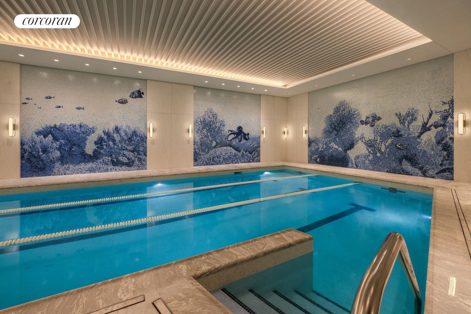 50 West 66th Street, Unit 41W Manhattan, NY 10023 - Photo 58 of 69 a view of a pool window and wooden floor