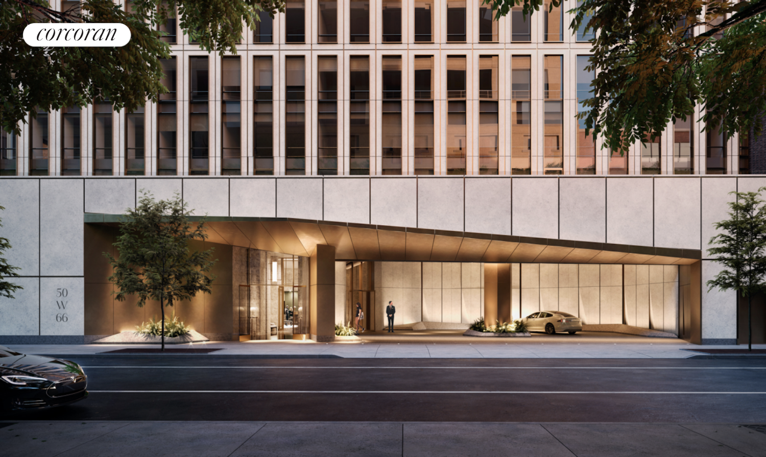 50 West 66th Street, Unit 41W Manhattan, NY 10023 - Photo 68 of 69 a view of a building entrance