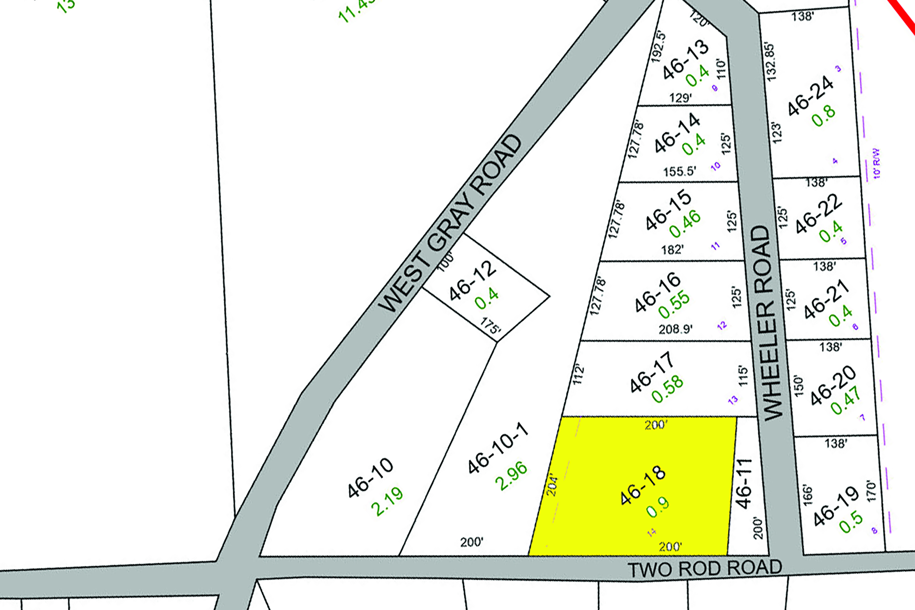 13 2 Rod Road Gray, ME 04039 - Photo 59 of 59 Tax map