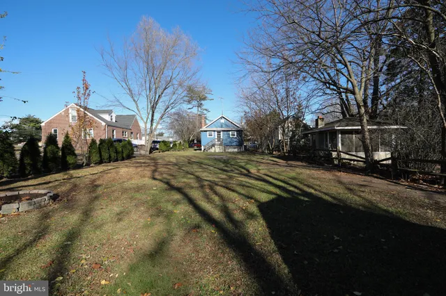 a view of road with trees