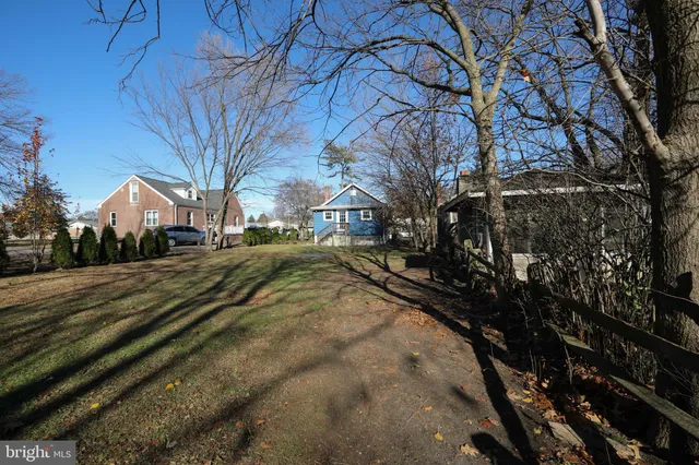 a view of road with trees