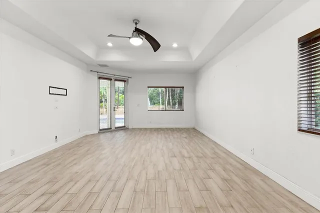 wooden floor in an empty room