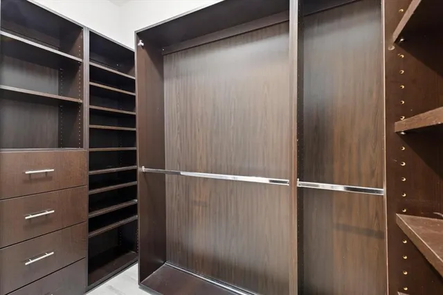 a view of walk in closet