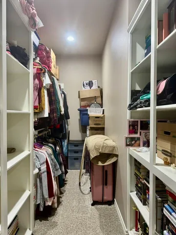 a store room filled with lots of furniture