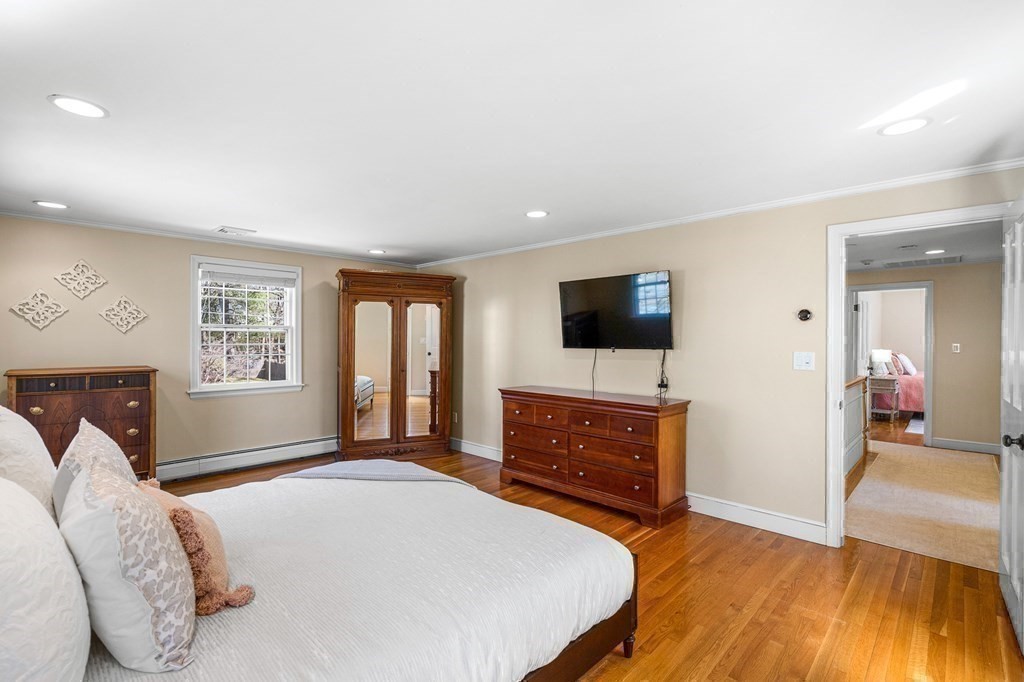 75 Thornberry Road Winchester, MA 01890 - Photo 23 of 41 a bedroom with a bed and wooden floor