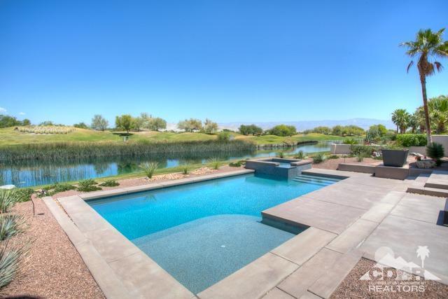 374 Loch Lomond Road Rancho Mirage, CA 92270 - Photo 29 of 38 a view of a lake with outdoor space