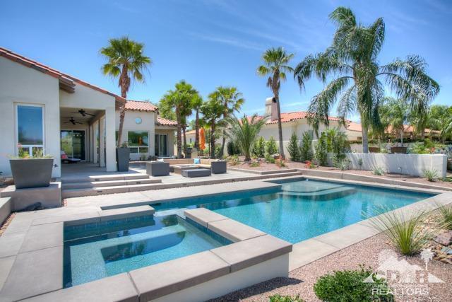 374 Loch Lomond Road Rancho Mirage, CA 92270 - Photo 30 of 38 a view of a backyard with swimming pool
