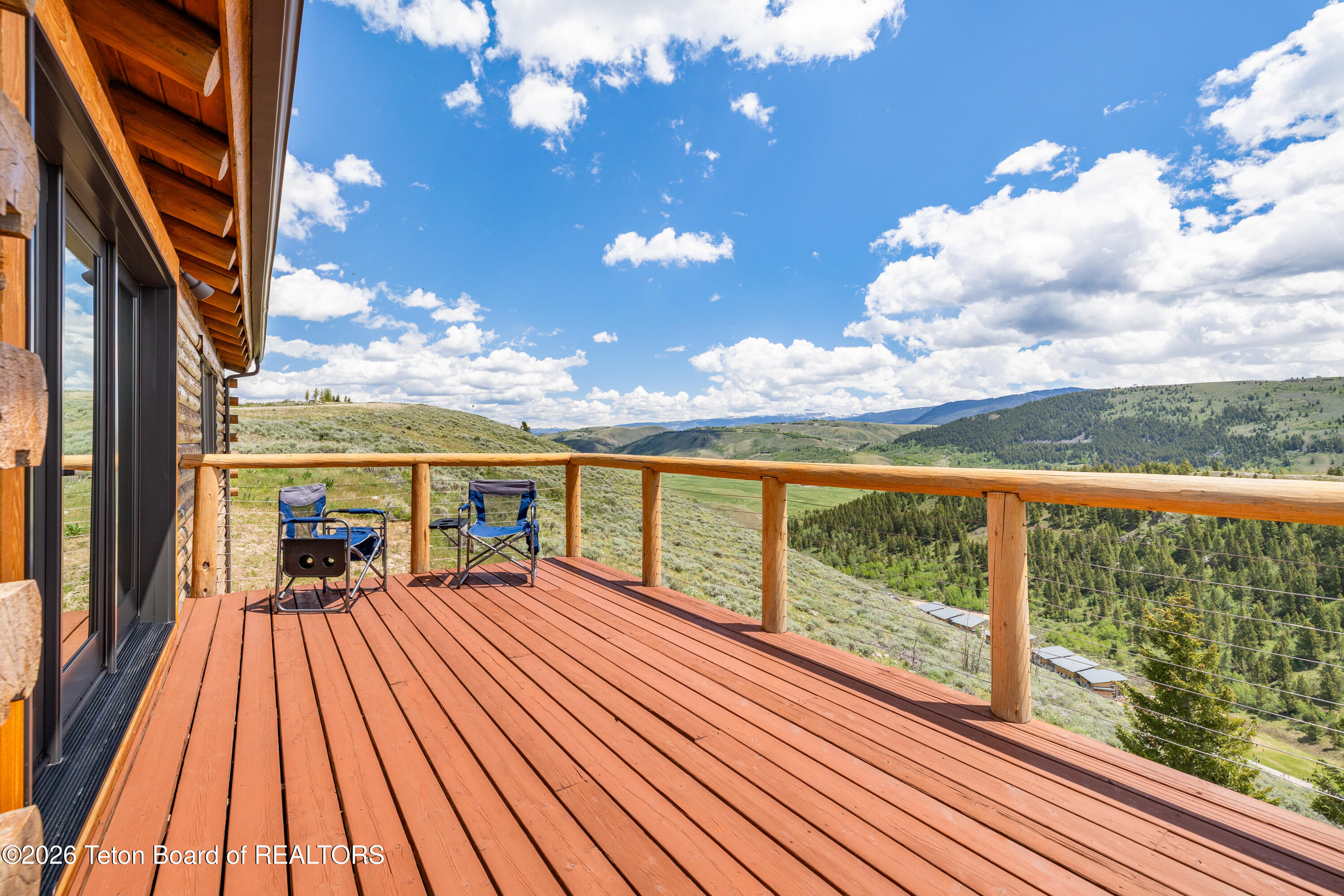 555 Ridgeview Drive Jackson, WY 83001 - Photo 18 of 23 18 Deck View and Chairs