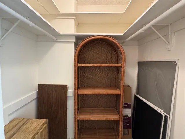 a view of walk in closet