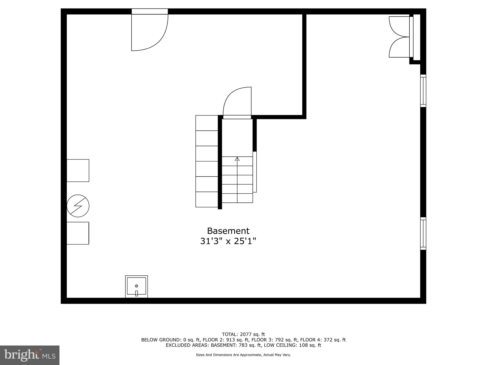 331 Broxton Road Baltimore, MD 21212 - Photo 51 of 58 Unfinished basement layout