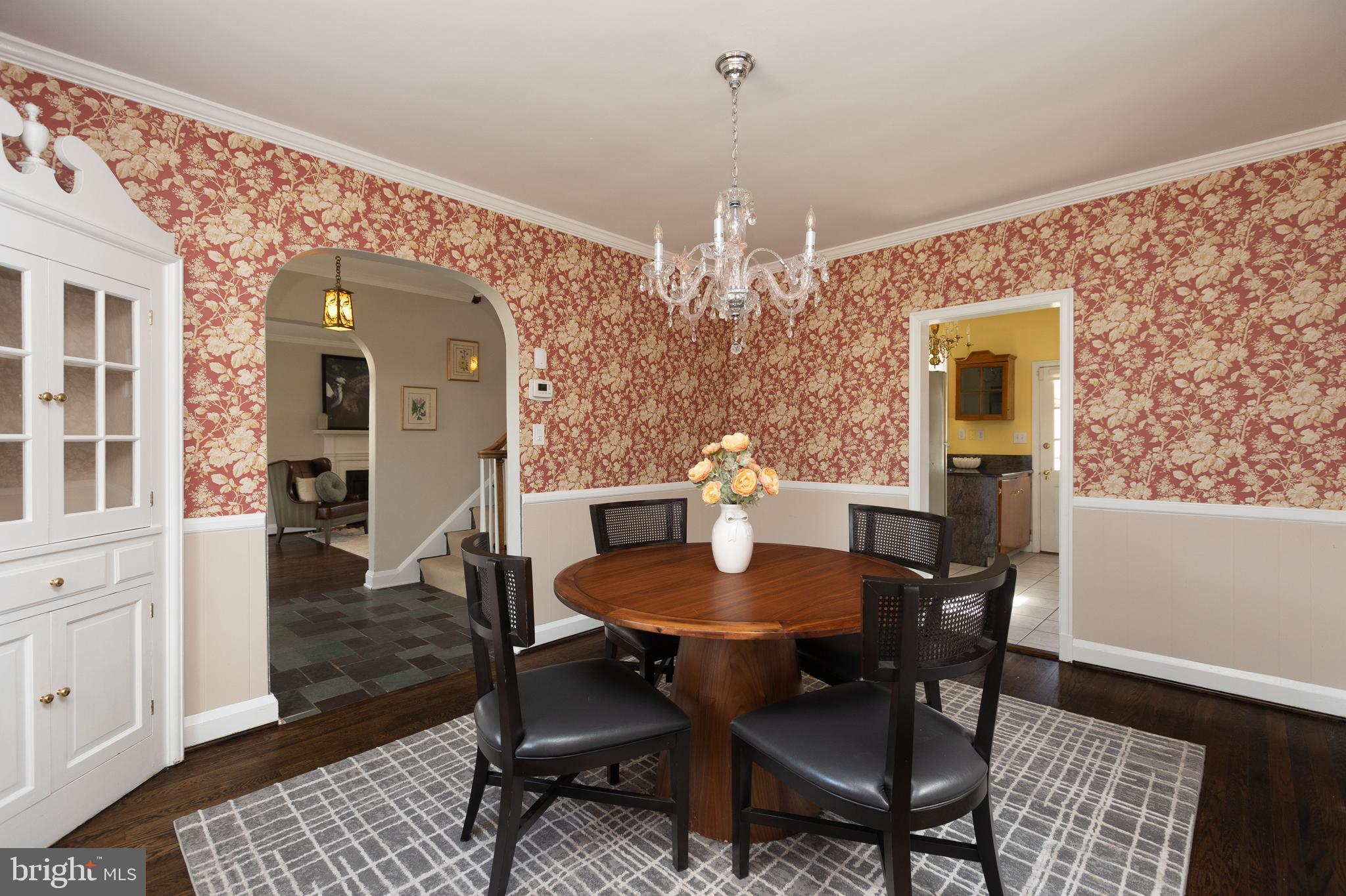 331 Broxton Road Baltimore, MD 21212 - Photo 9 of 58 a view of a dining room with furniture and wooden floor