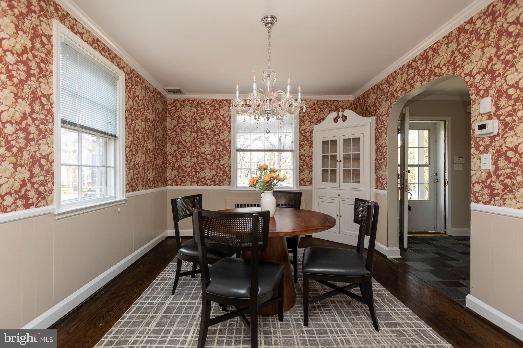 331 Broxton Road Baltimore, MD 21212 - Photo 10 of 58 a view of a dining room with furniture window and wooden floor