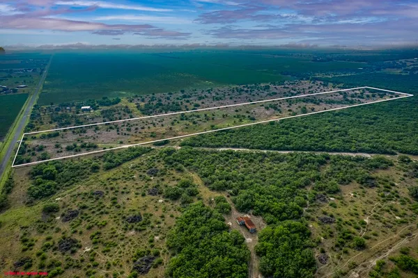 a view of a yard with an outdoor space