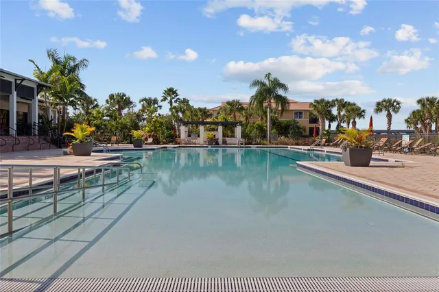 a view of a house with a swimming pool