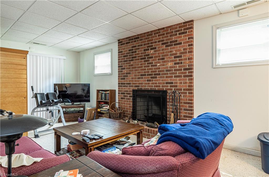 1946 Winding Ridge Road Winston-Salem, NC 27127 - Photo 33 of 45 2nd Fireplace in Basement