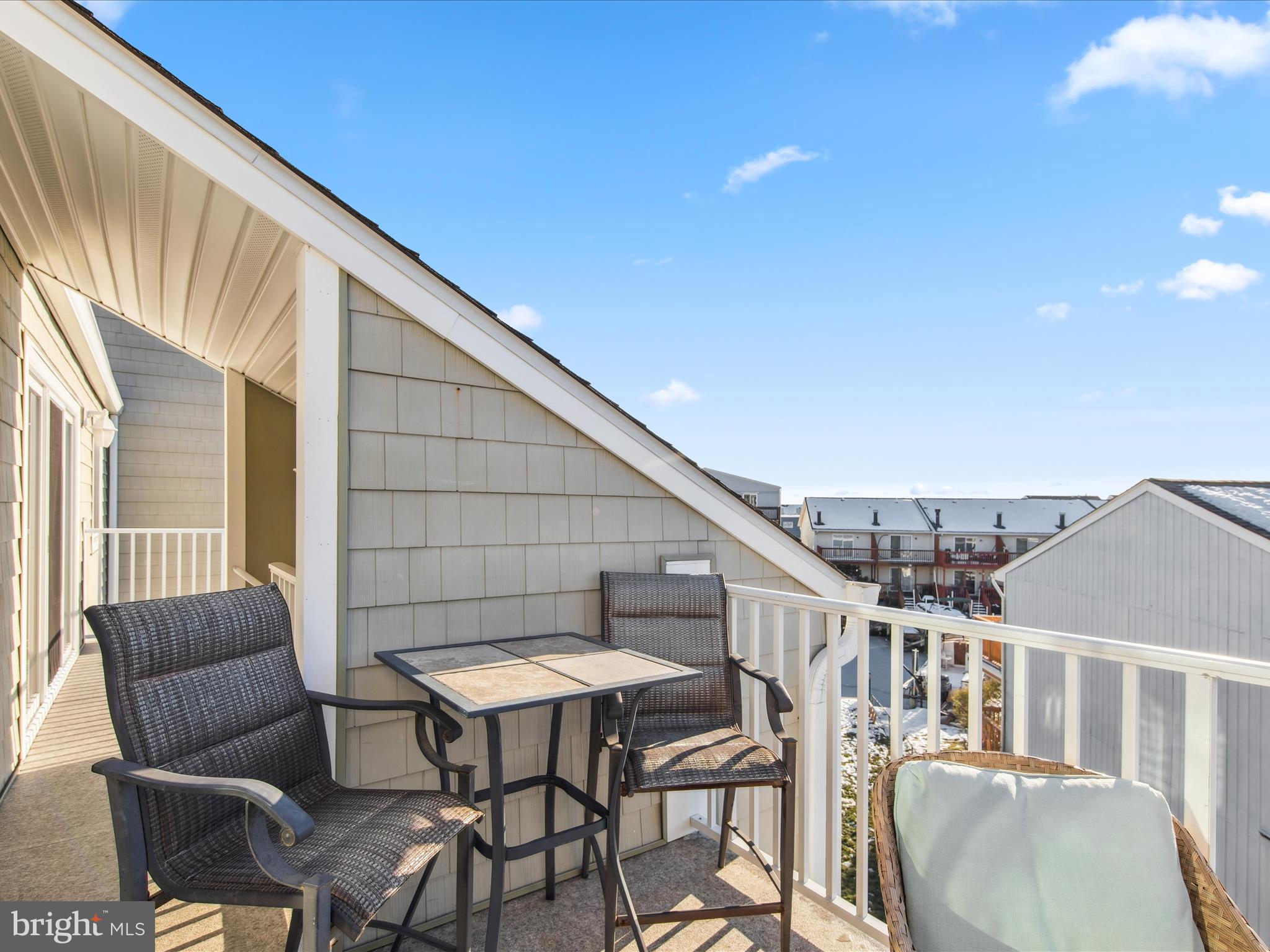 9207 Rusty Anchor Road, Unit A18 Ocean City, MD 21842 - Photo 8 of 50 Rear Balcony