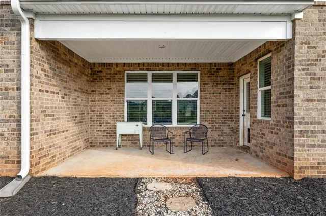a living room with a couch and a table