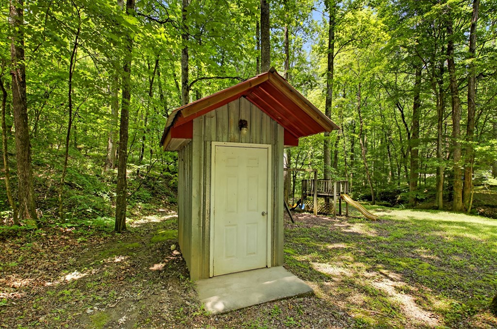 1398 Antioch Church Road Talking Rock, GA 30175 - Photo 53 of 80 Outdoor restroom at park-like area