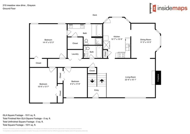 $2,250 | 210 Meadow View Drive, Grayson, GA 30017