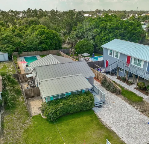 a view of city and ocean