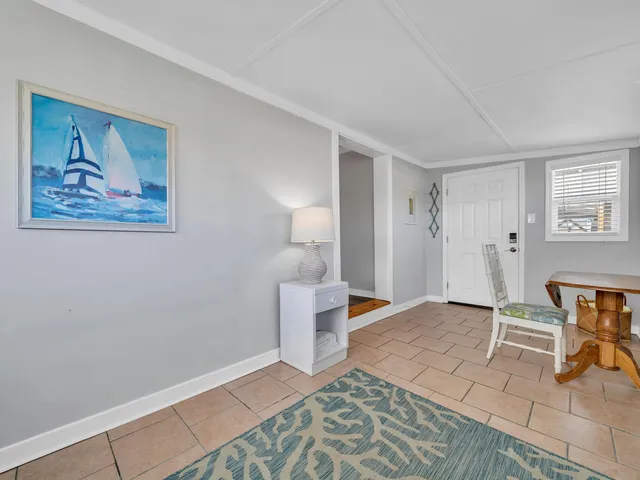 a view of a room with a lounge chair