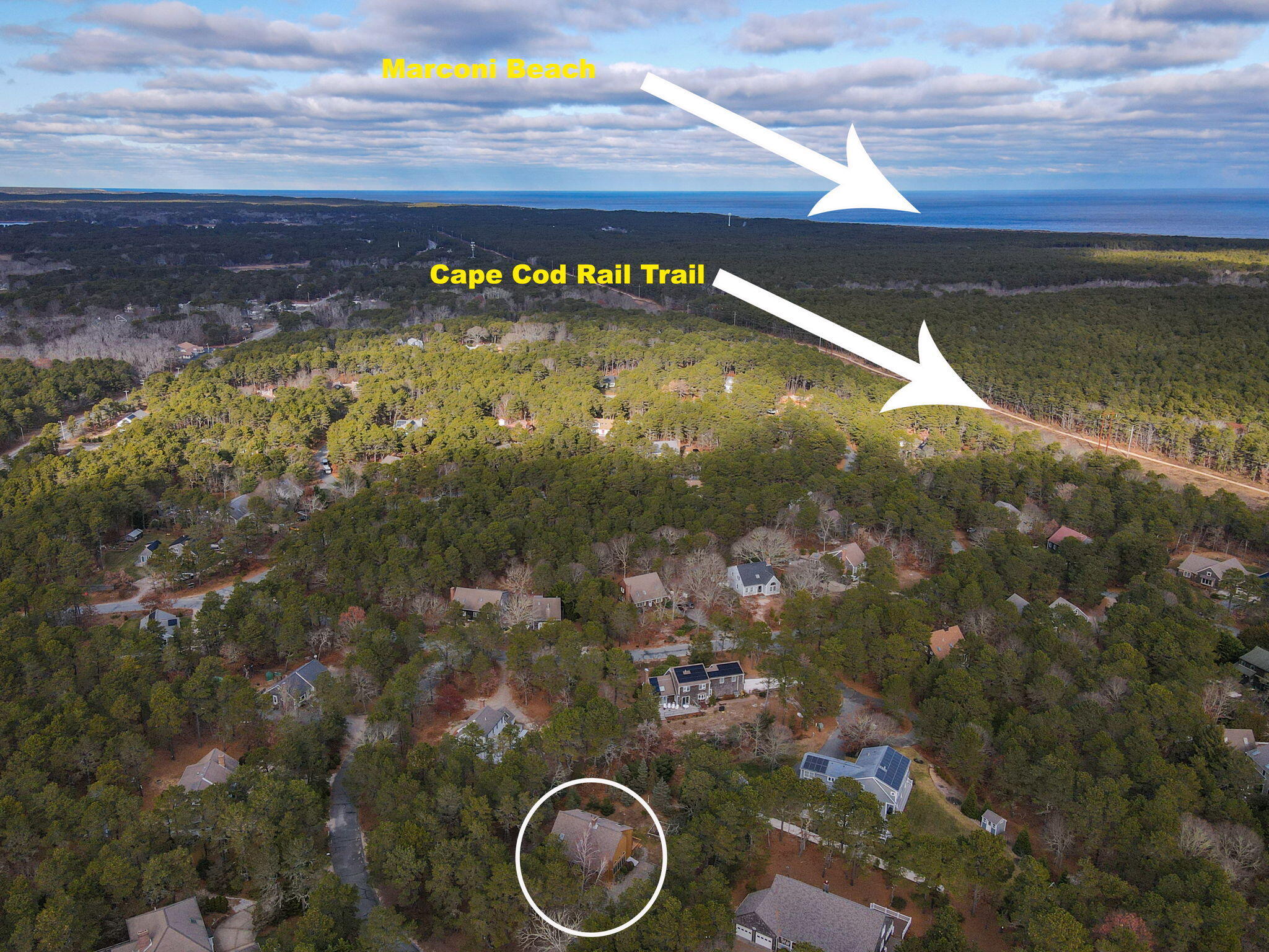 35 Pine Field Road Wellfleet, MA 02667 - Photo 1 of 31 a view of a yard