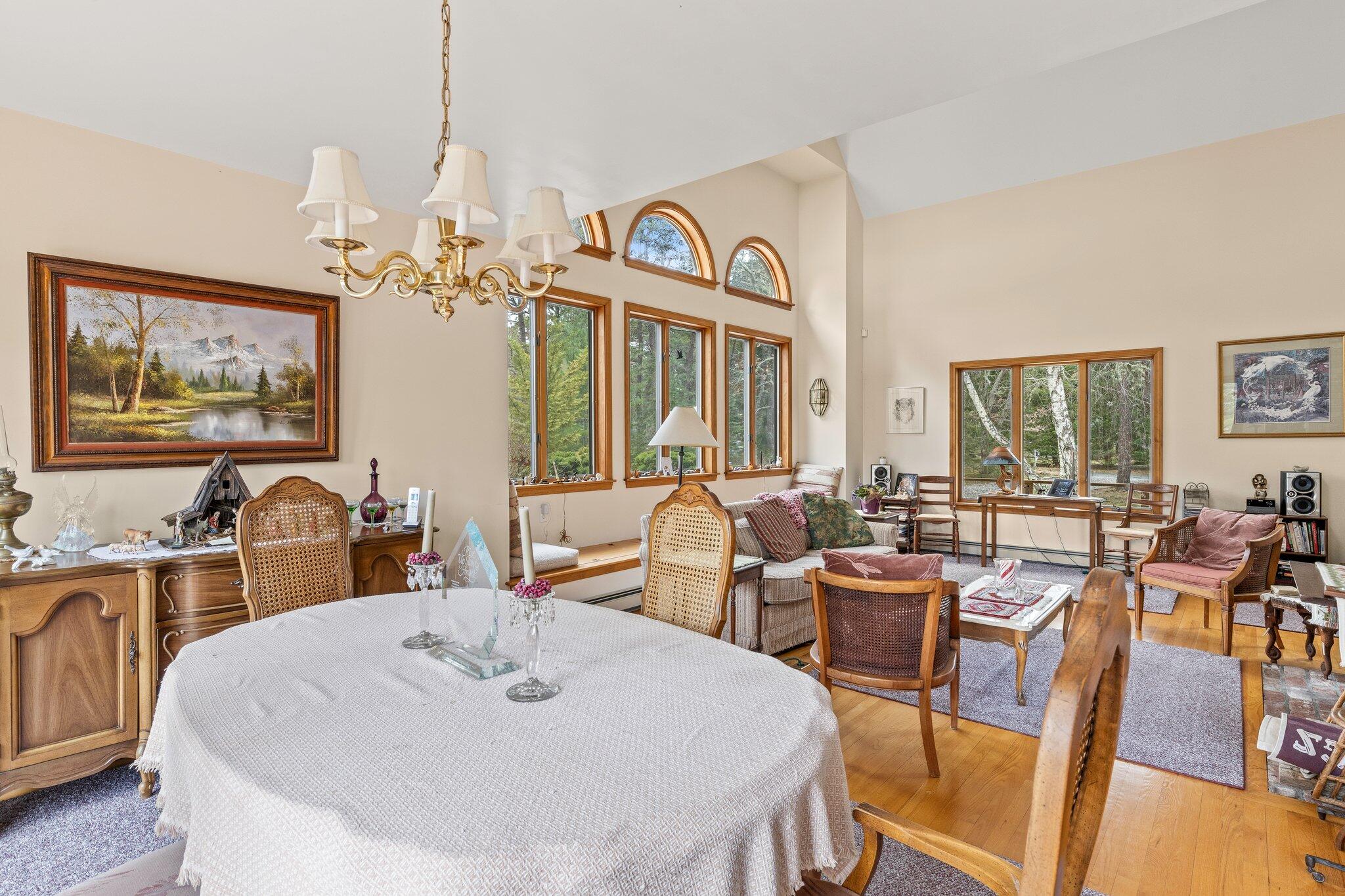 35 Pine Field Road Wellfleet, MA 02667 - Photo 14 of 31 a view of a dining room with furniture window and wooden floor