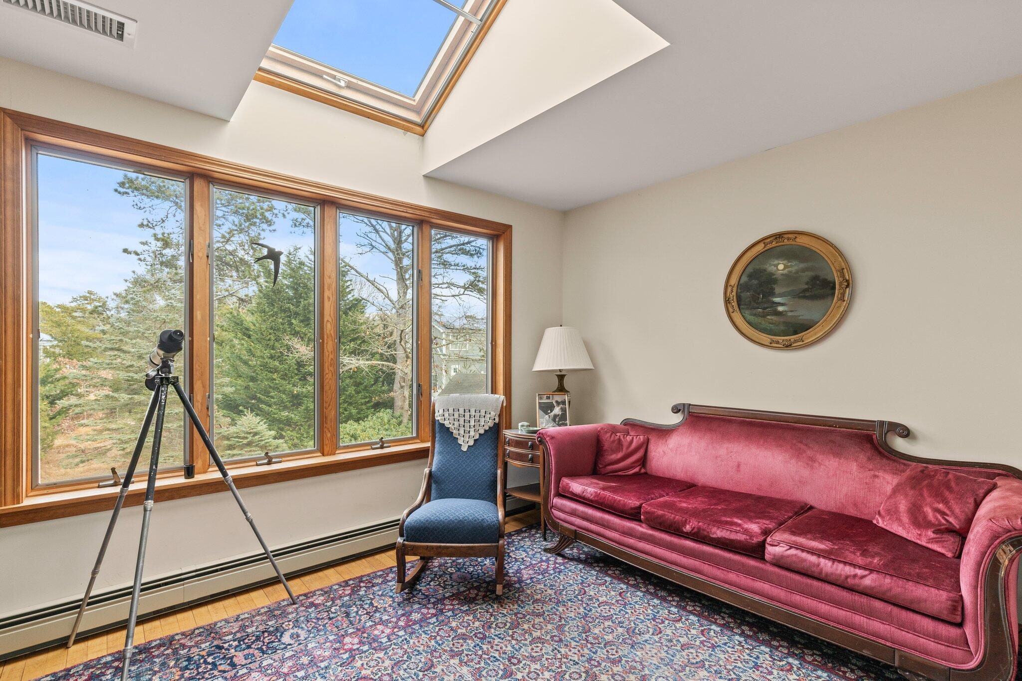 35 Pine Field Road Wellfleet, MA 02667 - Photo 19 of 31 a living room with furniture and a large window