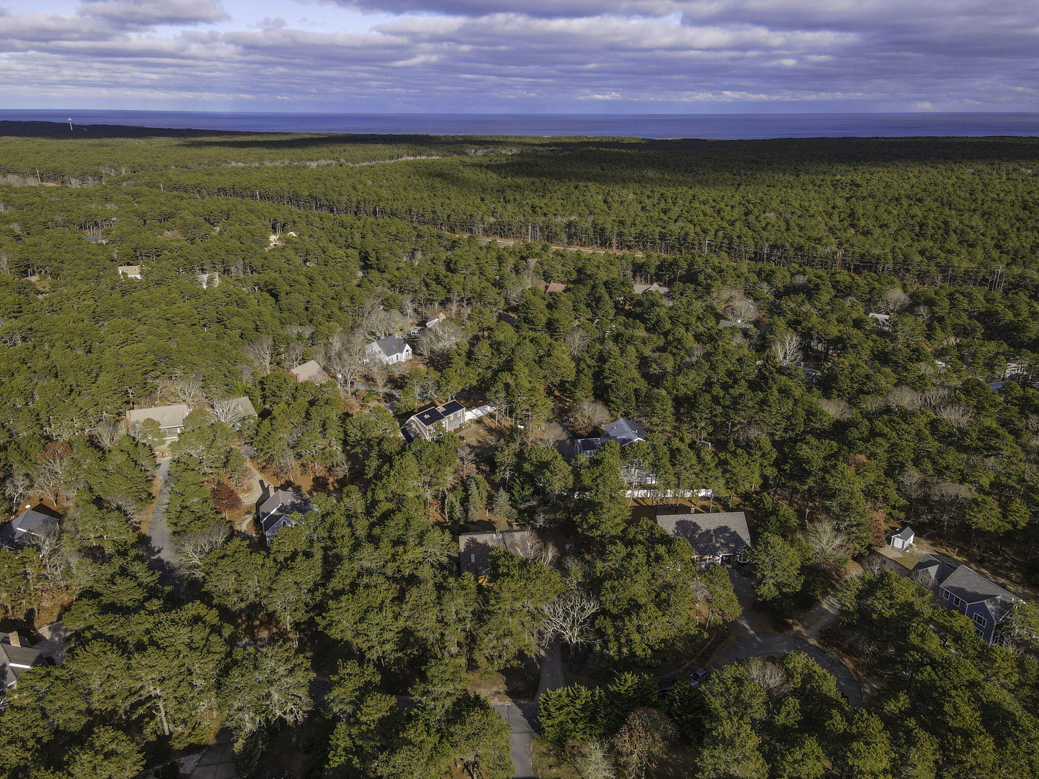 35 Pine Field Road Wellfleet, MA 02667 - Photo 30 of 31 a view of a house with a yard