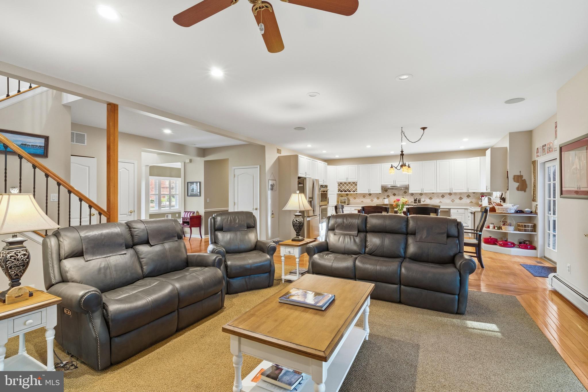 39 Rodeo Drive West Creek, NJ 08092 - Photo 30 of 78 a living room with furniture and a ceiling fan