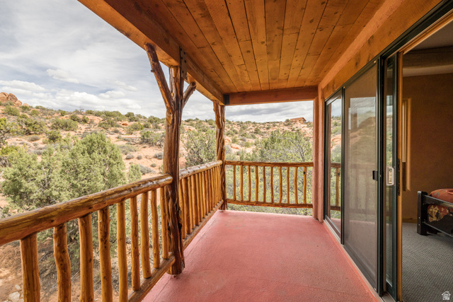 3617 Red Rock Drive Moab, UT 84532 - Photo 57 of 79 View of balcony