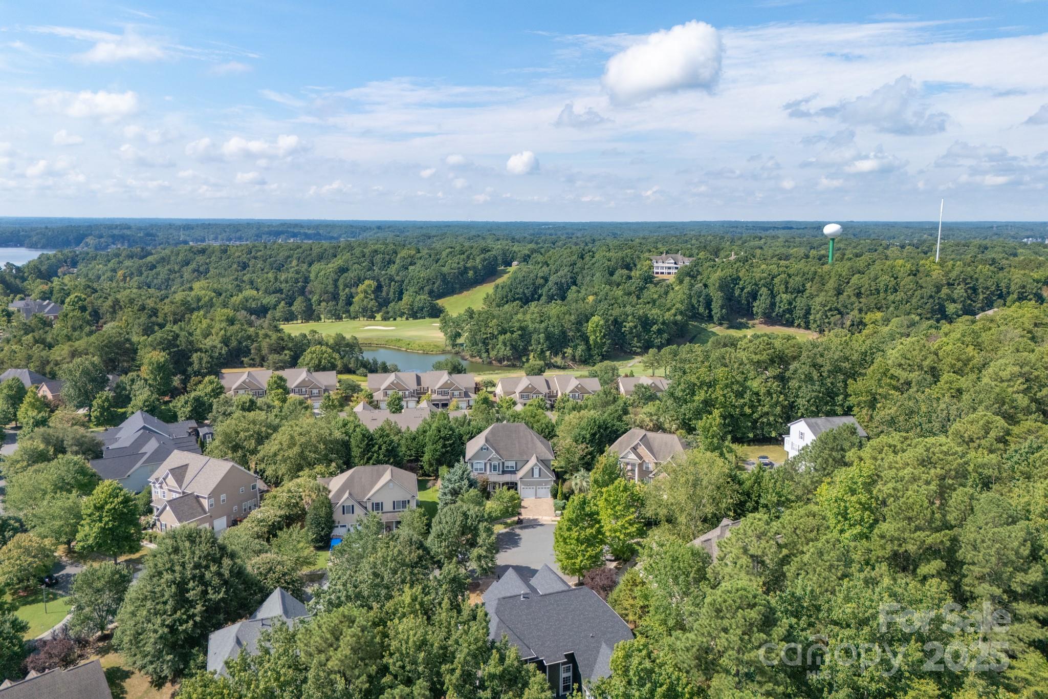 779 Fairway Point Drive Tega Cay, SC 29708 - Photo 45 of 48 an aerial view of a houses with outdoor space and street view