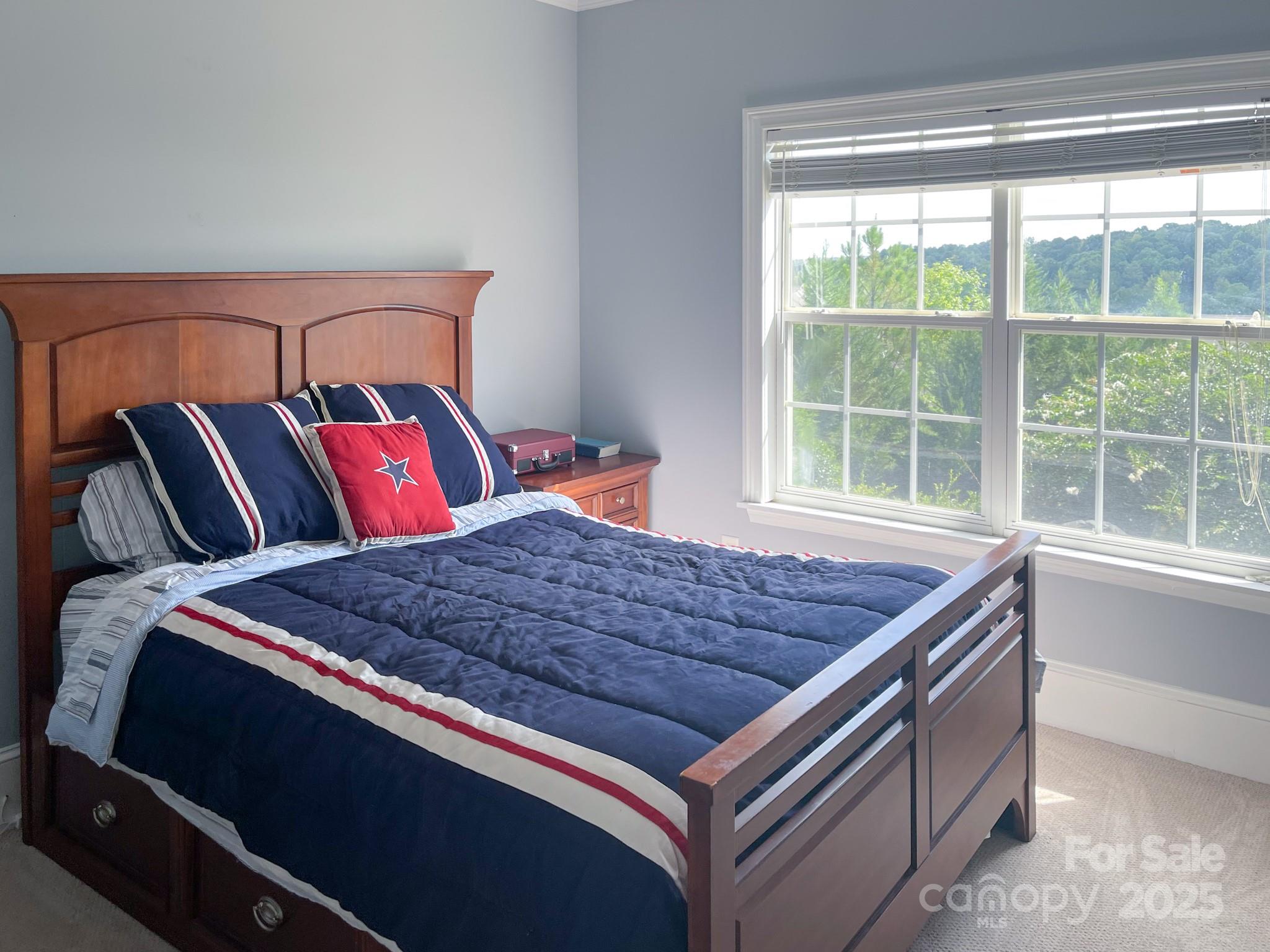 779 Fairway Point Drive Tega Cay, SC 29708 - Photo 8 of 48 a bed sitting in a bedroom next to a window