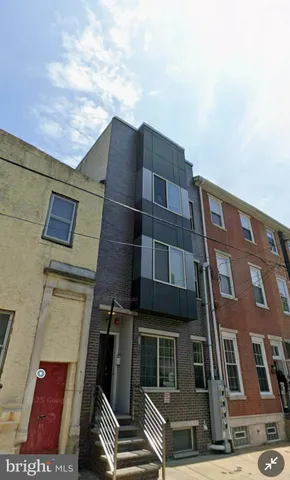 a front view of a building