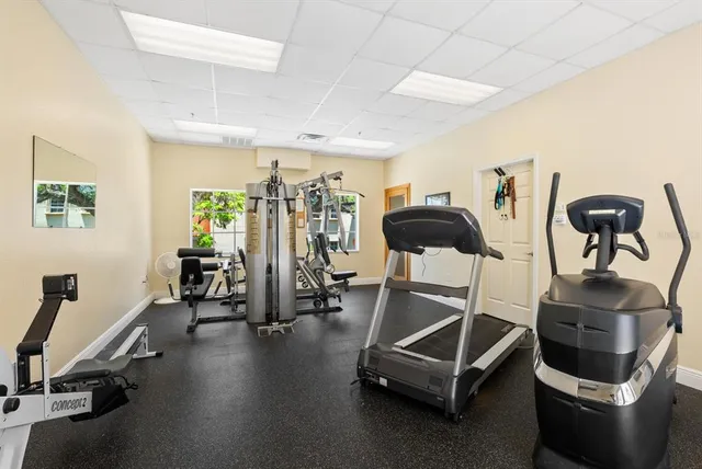 a view of a swimming pool with a lounge chair