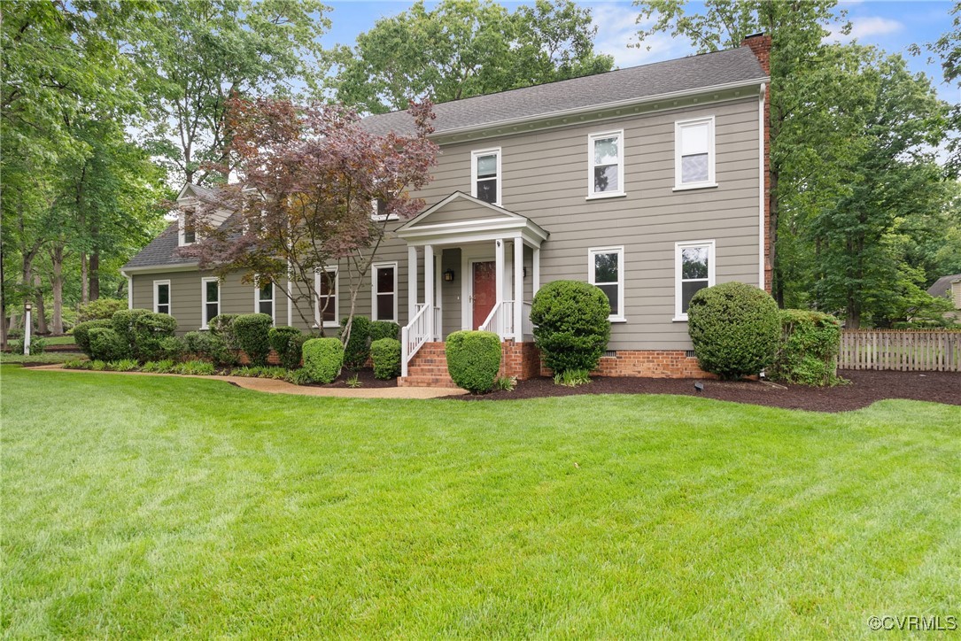 2501 Swanhurst Drive Midlothian, VA 23113 - Photo 3 of 44 a front view of house with yard and green space