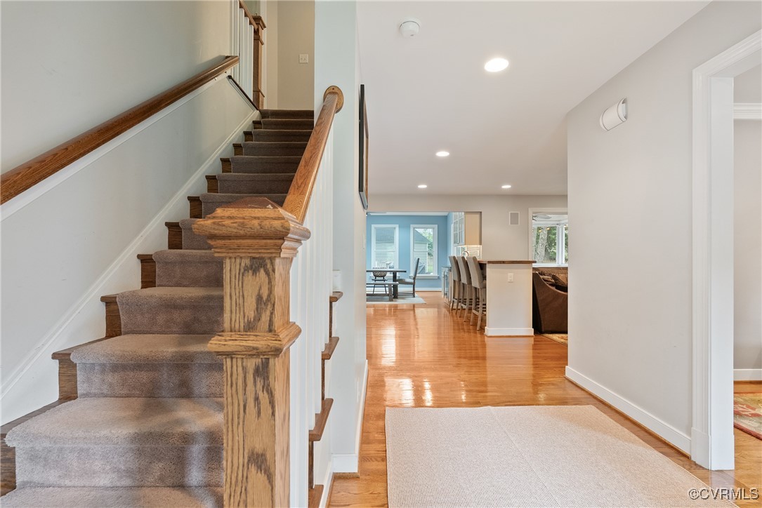 2501 Swanhurst Drive Midlothian, VA 23113 - Photo 5 of 44 a view of entryway and hall with wooden floor