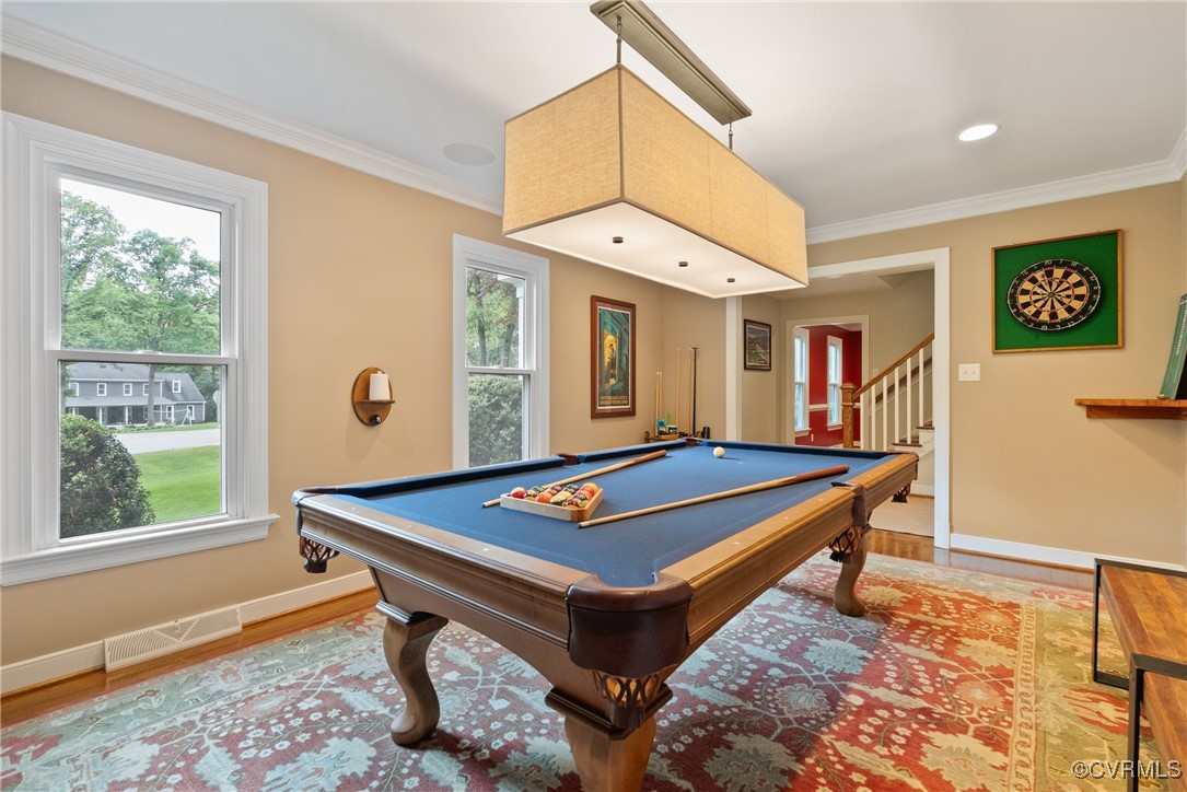 2501 Swanhurst Drive Midlothian, VA 23113 - Photo 7 of 44 a room with pool table and windows